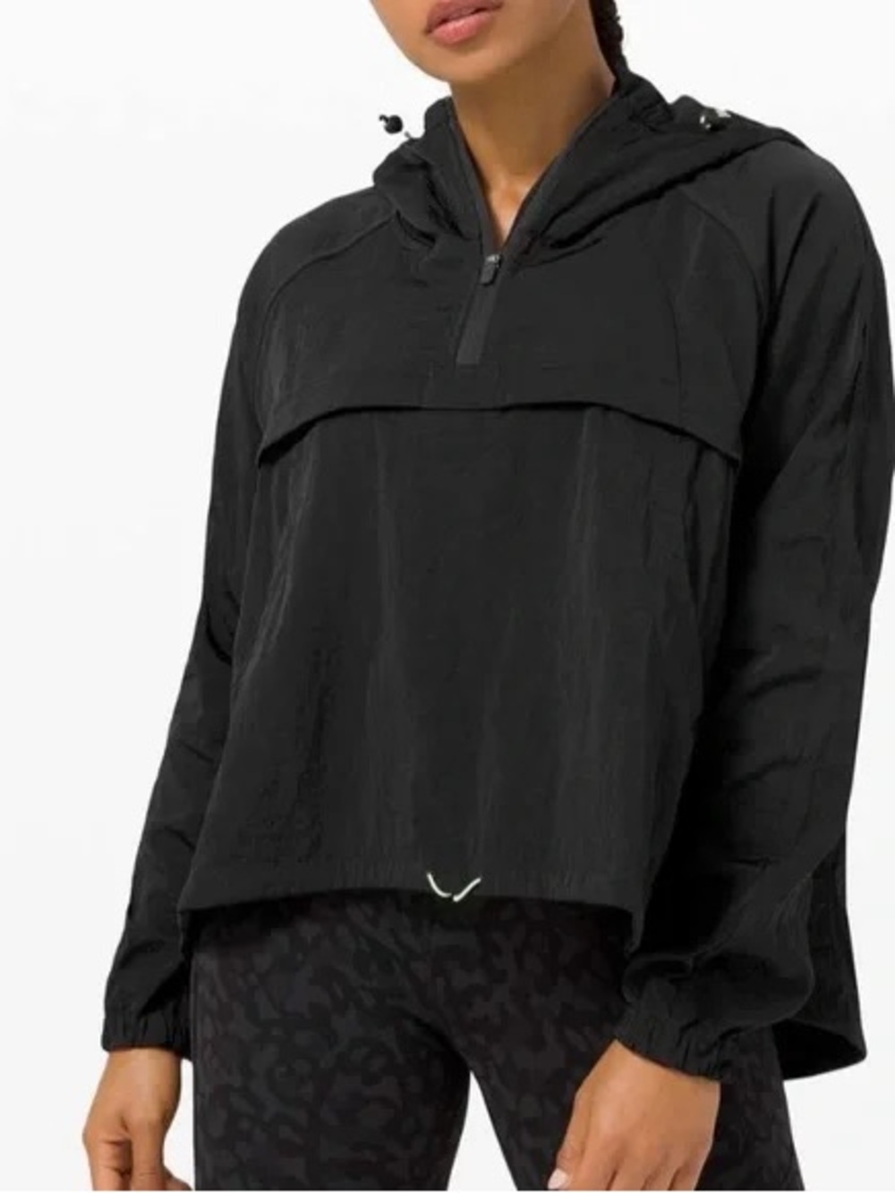 Lululemon Seek Vistas 1/2 Zip Jacket Black Size Meduim / Large